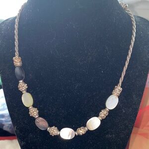Vintage Brighton Bermuda mother of pearl retired necklace